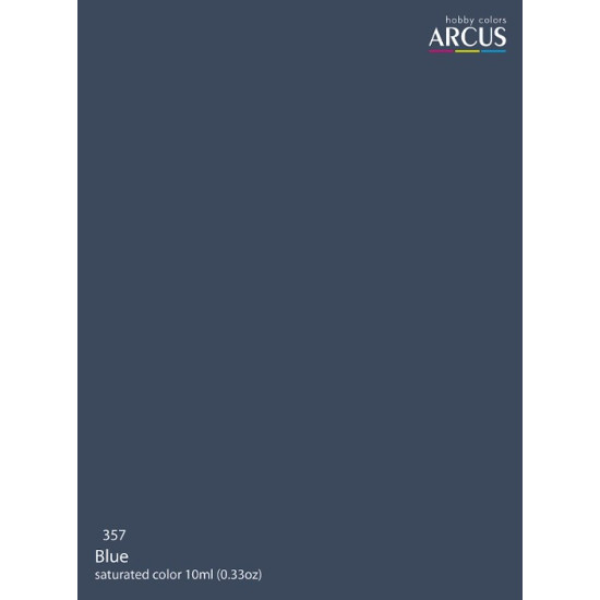 Arcus A357 Acrylic Paint Royal Air Force Blue Saturated Color