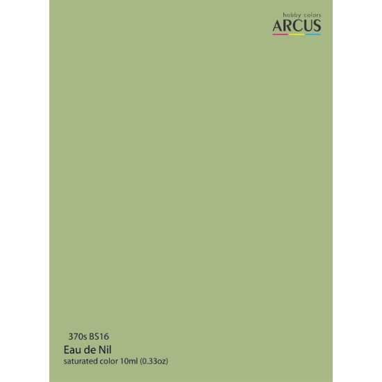 Arcus A370 Acrylic Paint Royal Air Force Bs16 Eau De Nil Saturated Color