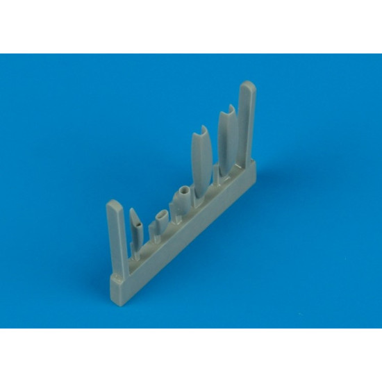 Quickboost 48126 1/48 Su-25k Air Scoops For Kopro Accessories For Aircraft