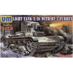 T-26/BT-2 Soviet light tank 1/72 UMT 405