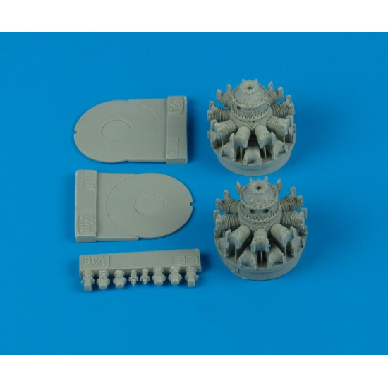 Quickboost 48142 1/48 F7f Tigercat Engines For Italeri Accessories For Aircraft