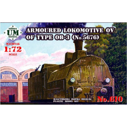 Armored locomotive OV of type OB-3 WWII 1/72 UMmT 610