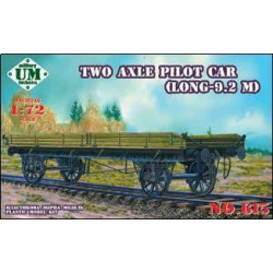 Two axle pilot car (long 9.2 meter) WWII 1/72 UMmT 615