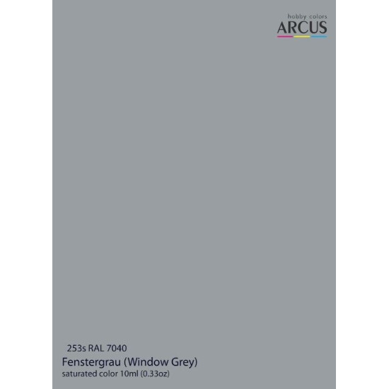 Arcus A253 Acrylic Paint Psu Ukraine Ral 7040 Window Grey Saturated Color