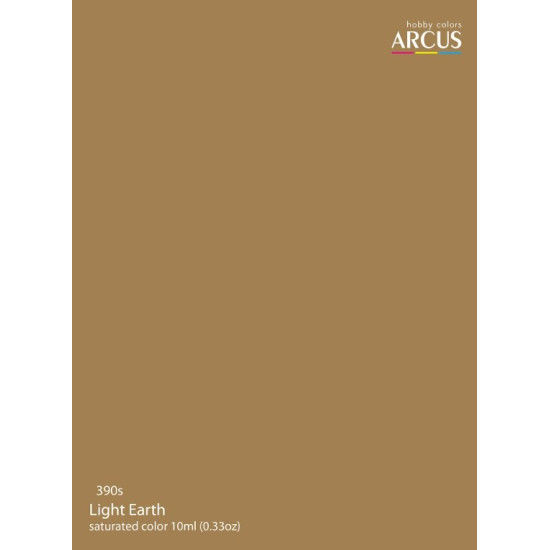 Arcus A390 Acrylic Paint Royal Air Force Light Earth Saturated Color