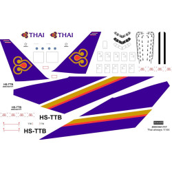 Bsmodelle 144594 1/144 Boeing 777 Thai Airways Decal Model