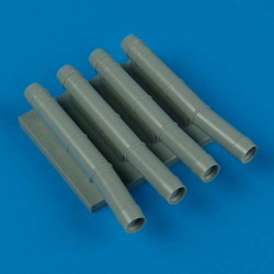 Quickboost 48272 1/48 Junkers Ju 88g-6 Night Exhaust For Dragon Accessories Kit