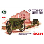 3 inch field gun, model 1902 United States WWI 1/72 UMmT 624