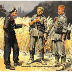 Us Stock Master Box 3510 1/35 German Military Men 1939 1942 Figures Kit