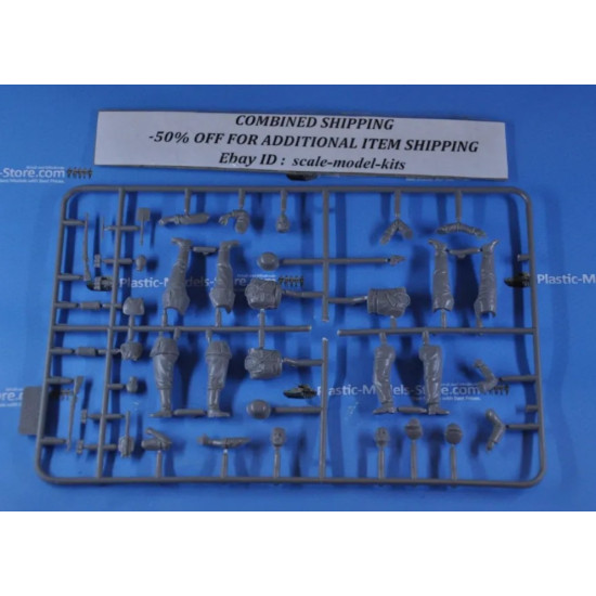 Us Stock Master Box 3510 1/35 German Military Men 1939 1942 Figures Kit