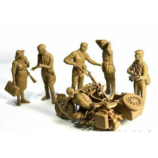 Master Box 3551 1/35 Wwii Maquis French Resistance 1944 Plastic Model