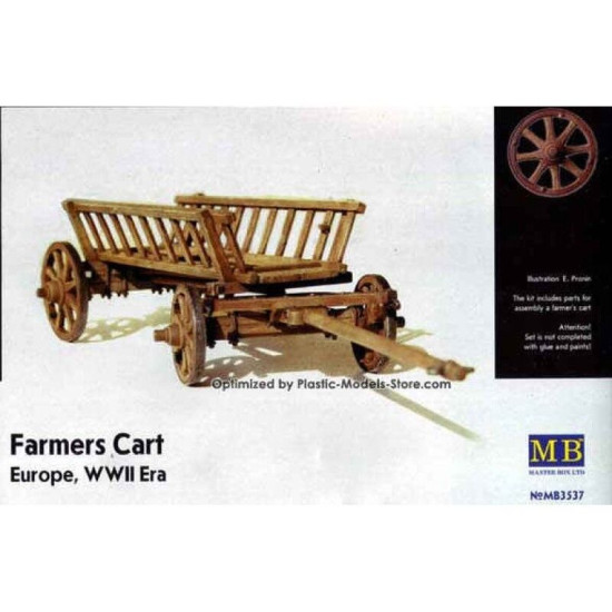 Master Box 3537 1/35 Farmers Cart Europe Wwii Era Model Kit