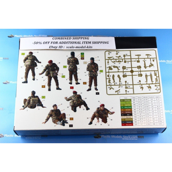 Master Box 3534 1/35 British Paratroopers 1944 Figures Model Kit