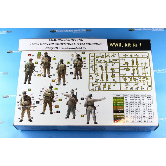 Master Box 3533 1/35 British Paratroopers 1944 Figures Kit
