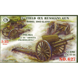 3inch (ex Russian) field gun, model 1902 (late) WWI 1/72 UMmT 627