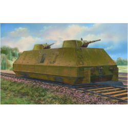 Biaxial armored carriages of type OB-3 with double T-26-1 conical turrets WWII 1/72 UMmT 628
