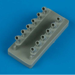 Quickboost 48317 1/48 P-40b Warhawk Exhaust For Trumpeter Accessories Kit