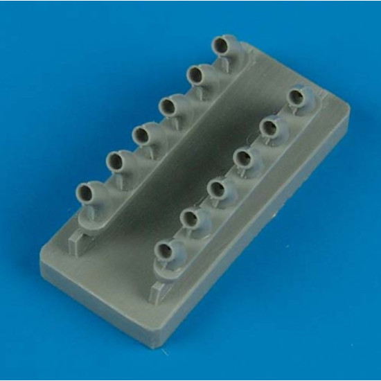 Quickboost 48317 1/48 P-40b Warhawk Exhaust For Trumpeter Accessories Kit