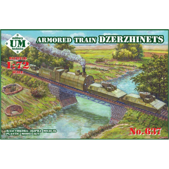 Russian Armored train 'Dzerzhinets' WWII 1/72 UMmT 637