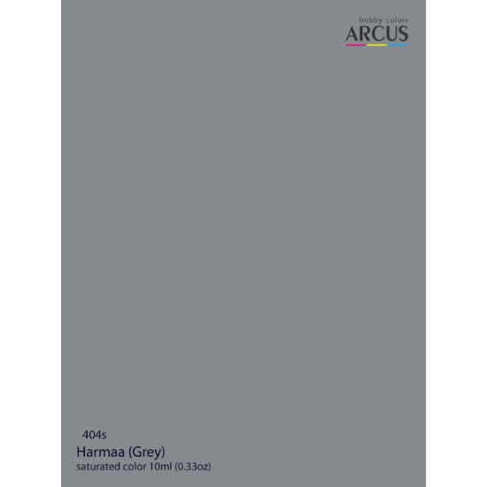 Arcus A404 Acrylic Paint Finnish Air Force Harmaa Grey Saturated Color