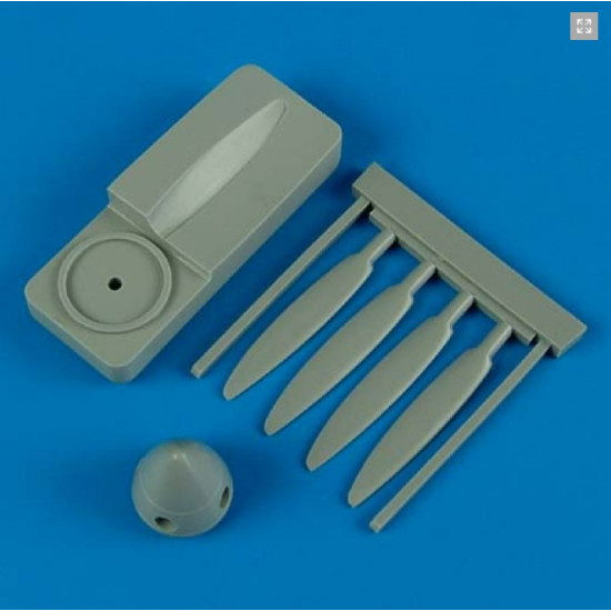 Quickboost 48396 1/48 Spitfire Mk Ix Propeller For Hasegawa Accessories Kit