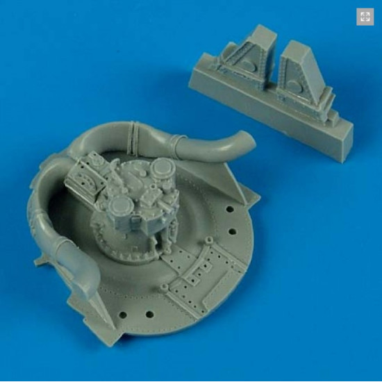 Quickboost 48432 1/48 F8f Bearcat Wheel Well Details For Hobby Boss Accessories