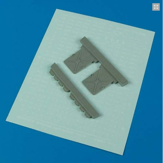 Quickboost 48434 1/48 F-14 Tomcat Air Intake Covers For Hasegawa Accessories Kit