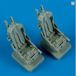 Quickboost 48489 1/48 F-5f Tiger Ii Ejection Seats W/ Safety Belts For Afv Club