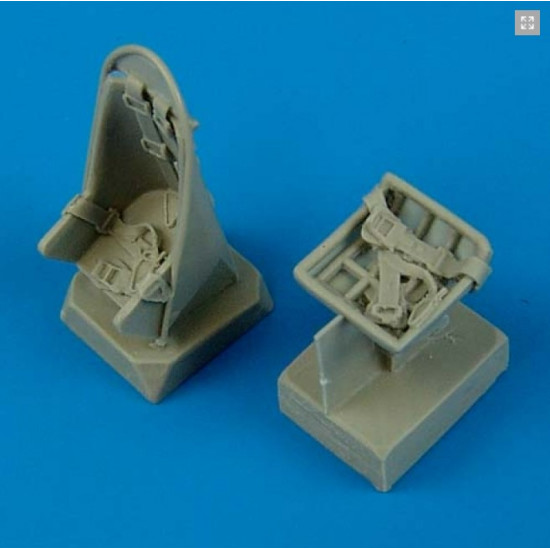 Quickboost 48499 1/48 Junkers Ju 87b Stuka Seats With Safety Belts For Hasegawa