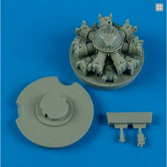 Quickboost 48524 1/48 Tbf/Tbm Avenger Engine For Academy Or Italeri Accessories