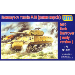 US M10 tank destroyer, early version WWII 1/72 UM 201