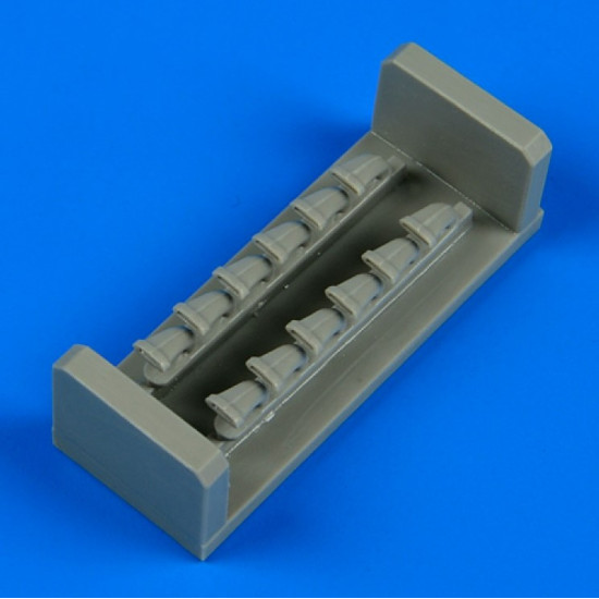 Quickboost 48551 1/48 P-51a Mustang/Mk Ia Exhaust Accessories For Aircraft