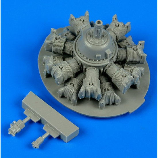 Quickboost 48560 1/48 Sb2c Helldiver Engine For Revell Accessories For Aircraft
