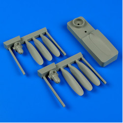 Quickboost 48627 1/48 Pv-1 Ventura Propellers W/Tool For Revell Accessories Kit