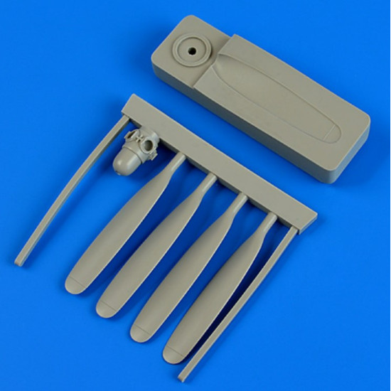 Quickboost 48662 1/48 F4u-5 Corsair Propeller W/Tool For Hobby Boss Accessories