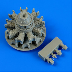 Quickboost 48664 1/48 F4u-5 Corsair Engine For Hobby Boss Accessories Kit