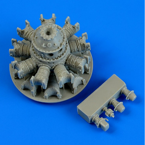 Quickboost 48664 1/48 F4u-5 Corsair Engine For Hobby Boss Accessories Kit