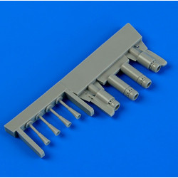Quickboost 48667 1/48 F4u-5 Corsair Night Gun Barrels For Hobby Boss Accessories