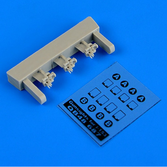 Quickboost 48687 1/48 I-153 Chaika Gunsights For Icm Accessories Kit