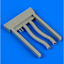 Quickboost 48695 1/48 Gloster Gladiator Exhaust For Roden Or Eduard Accessories