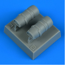 Quickboost 48922 1/48 Macchi Mc 205 Veltro Oil Radiators For Hasegawa