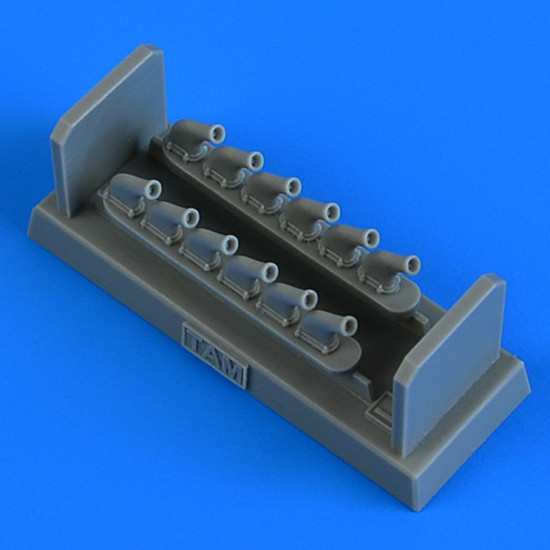 Quickboost 48929 1/48 P-51d Mustang Exhaust For Tamiya Accessories For Aircraft