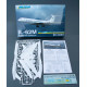 Rush Model Kits 144001 1/144 Il-62m Ukraine Air Enterprise Long-range Airliner