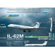 Rush Model Kits 144001 1/144 Il-62m Ukraine Air Enterprise Long-range Airliner