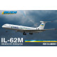 Rush Model Kits 144001 1/144 Il-62m Ukraine Air Enterprise Long-range Airliner