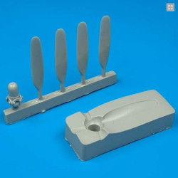 Quickboost 72009 1/72 P-47 Thunderbolt Propeller Hamilton Accessories Kit