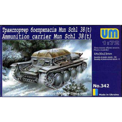 Mun Schl 38(t) WWII German ammunition carrier WWII 1/72 UM 342