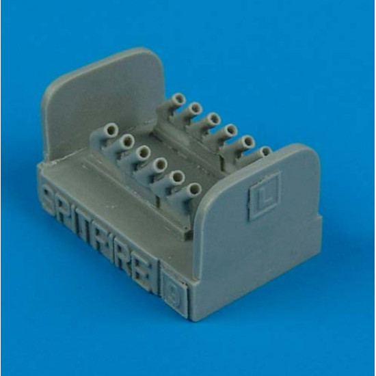 Quickboost 72165 1/72 Spitfire Mk Ix Exhaust Round For Hasegawa Accessories Kit