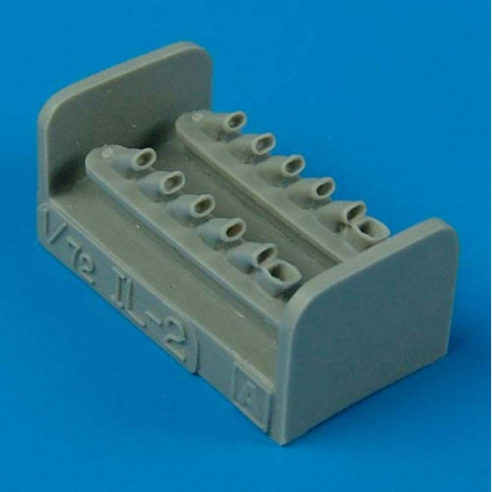 Quickboost 72181 1/72 Ilyushin Il-2 Exhaust For Academy Accessories Kit