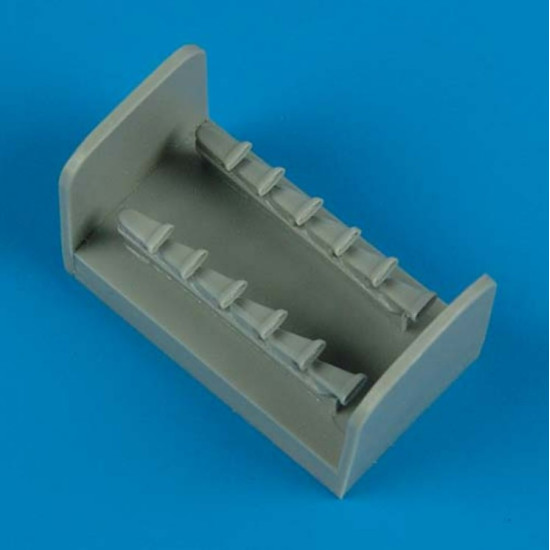 Quickboost 72265 1/72 Spitfire Mk Xiv Exhaust Fishtail For Fujimi Accessories